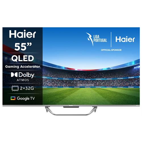 TV HAIER QLED-UHD4K-GOOGTV-H55Q80FUX