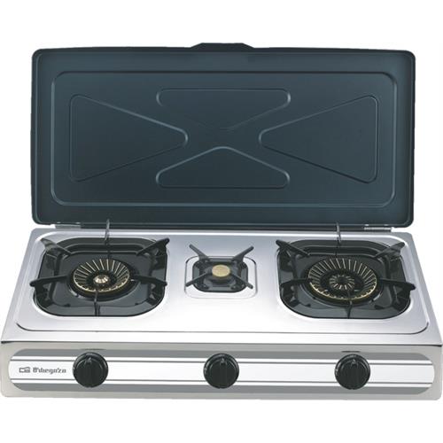 FOGAR ORBEGOZ.3G.C/TAMPA-INOX -FO3500