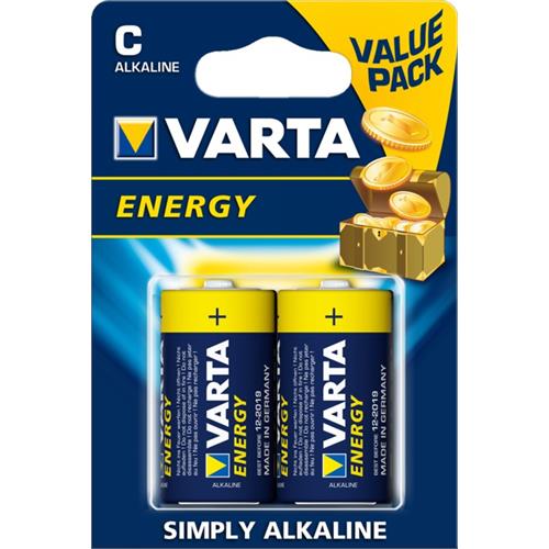PILHA VARTA ALC.LR14C (2) -4014