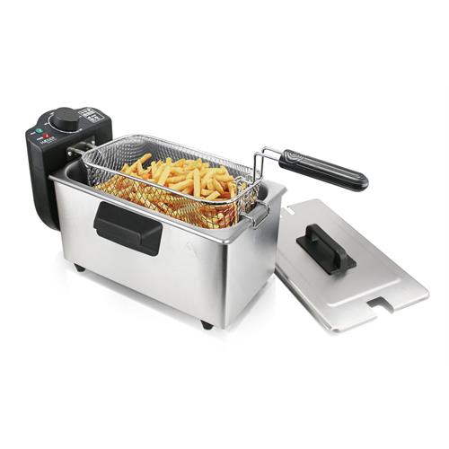 FRITAD HAEGER 3L.2000W.INOX -DEEP&GO