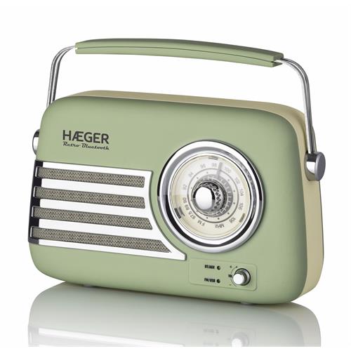 RADIO HAEGER PORT.BLUETOOTH -RETRO