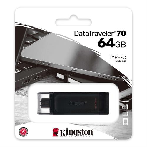 PEN KINGSTO.USB-C 3.2 -DT70/ 64GB