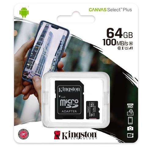 CARTÃO MICROSDHC KINGSTO. -SDCS2/64GB