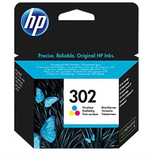 TINT HP Nº302 TRICOLOR -F6U65AE