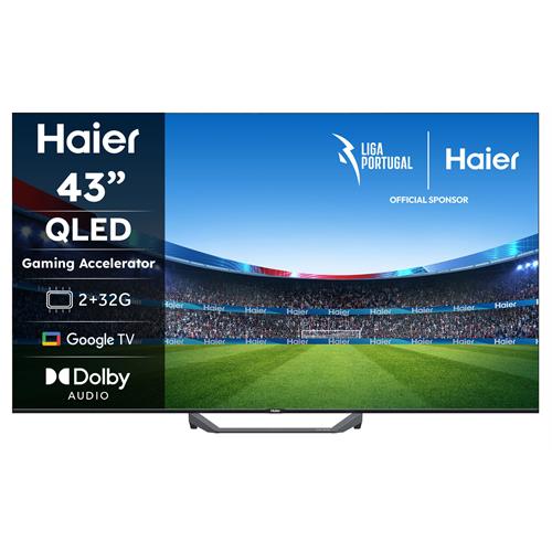TV HAIER QLED-UHD4K-GOOGTV-H43S80FUX
