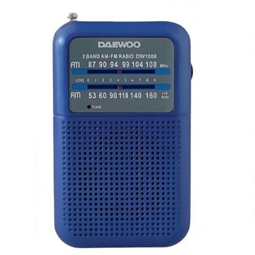 RADIO DAEWOO PORT.AM/FM-AZUL -DW1008
