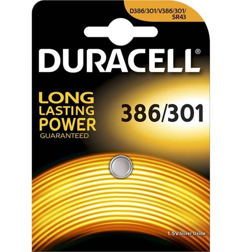 PILHA DURACEL.P/RELOGIO-SR43 -301K1