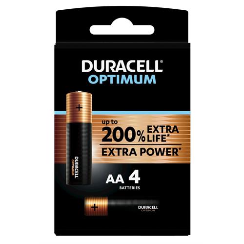 PILHA DURACEL. -OPTIMUM AA(LR6)K4