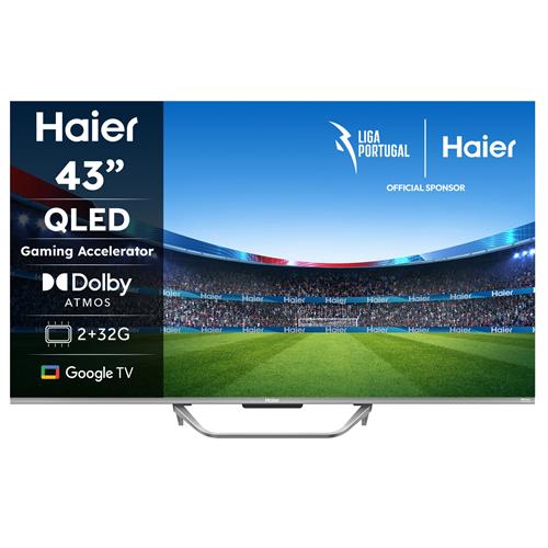 TV HAIER QLED-UHD4K-GOOGTV-H43Q80FUX