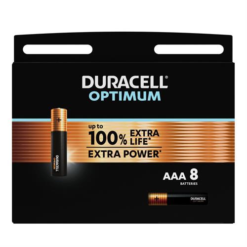 PILHA DURACEL. -OPTIMUM AAA(LR03)K8