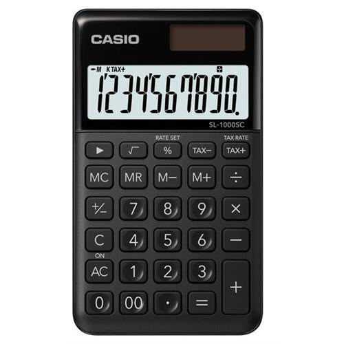 CALCULADORA CASIO BOLSO -SL1000SCBK