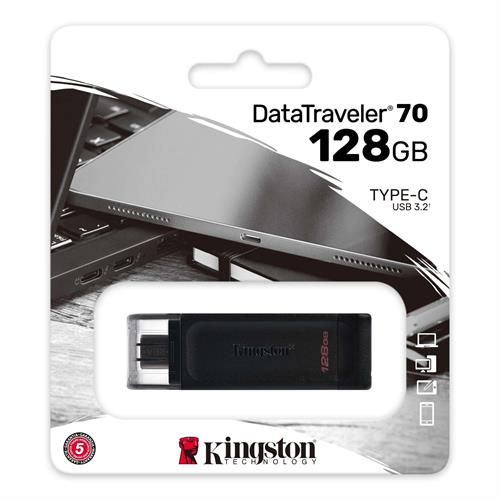 PEN KINGSTO.USB-C 3.2 -DT70/128GB