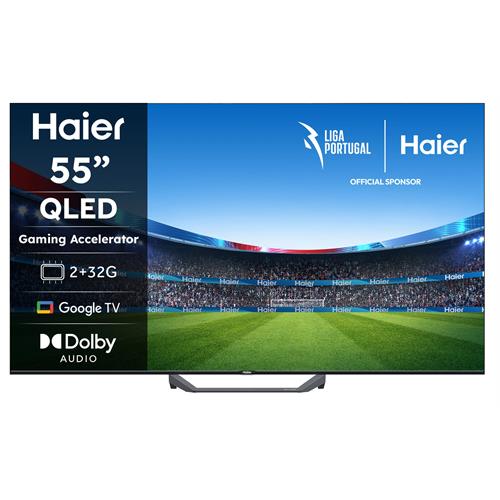 TV HAIER QLED-UHD4K-GOOGTV-H55S80FUX