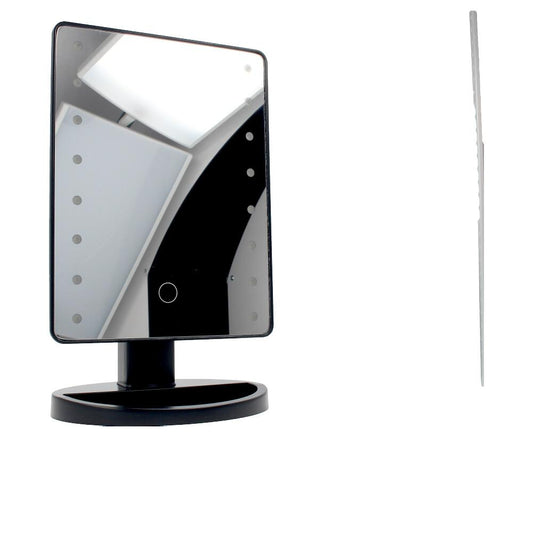 Carl and Son Makeup Mirror Led Light Black 525g