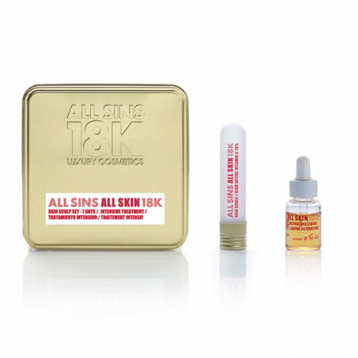 All Sins 18k All Skin Sculp 7 Days Intensive Treatment Set 2 Piezas