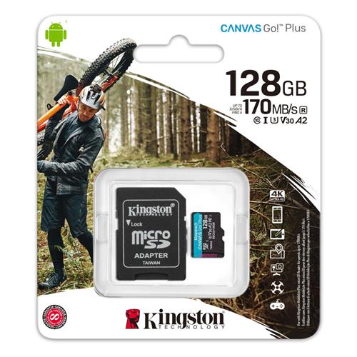 CARTÃO MICROSDXC KINGSTO. -SDCG3/128GB