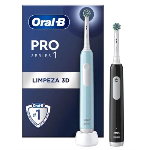 ESC.DENTES BRAUN  -PRO1DUOPRETO&#43 AZUL