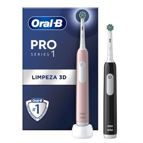 ESC.DENTES BRAUN  -PRO1DUOPRETO+ ROSA