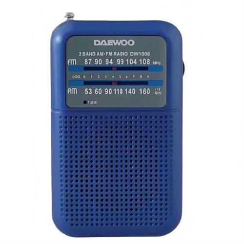 RADIO DAEWOO PORT.AM/FM-AZUL  -DW1008