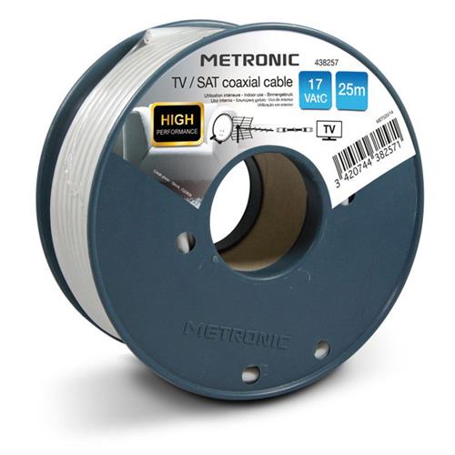 CABO METRONI.COAXIAL-25M.BRANCO-438257