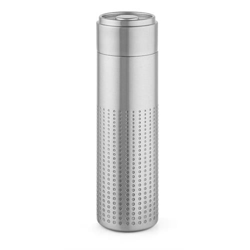 GARRAFA PERFORA INOX -PRATEADO