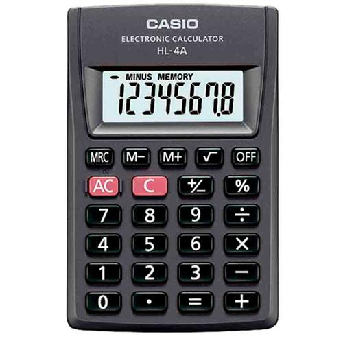 CALCULADORA CASIO BOLSO        -HL4A