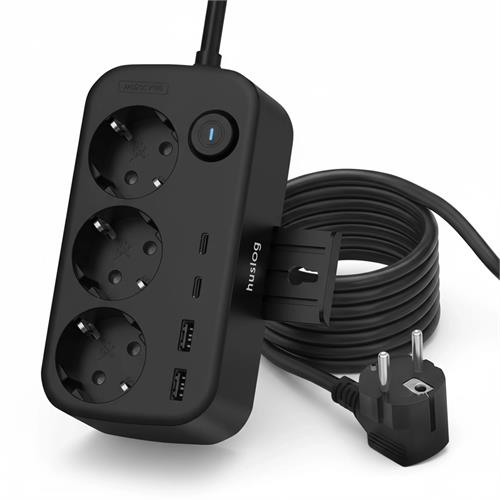 BASE HUSLOG 3T-USB(2A+ 2C)1,4M-HUS1056
