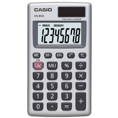 CALCULADORA CASIO BOLSO       -HS8VA