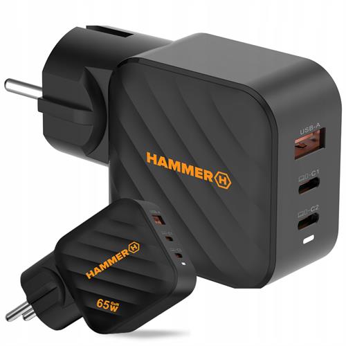 CARREGADOR HAMMER RAPIDCHARGE    -65W