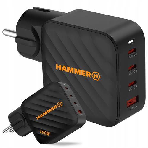 CARREGADOR HAMMER RAPIDCHARGE   -100W