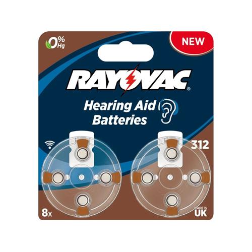 PILHA VARTA ACUST.RAYOVAC312(8)-1022