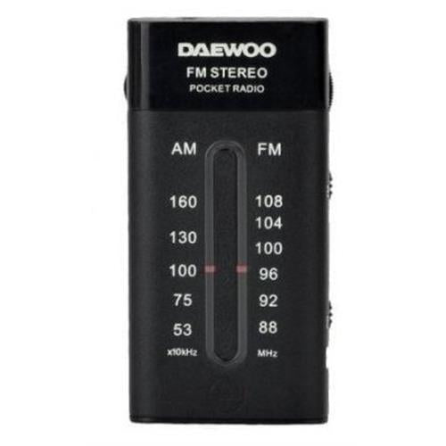 RADIO DAEWOO PORT.AM/FM-PRETO -DW1109